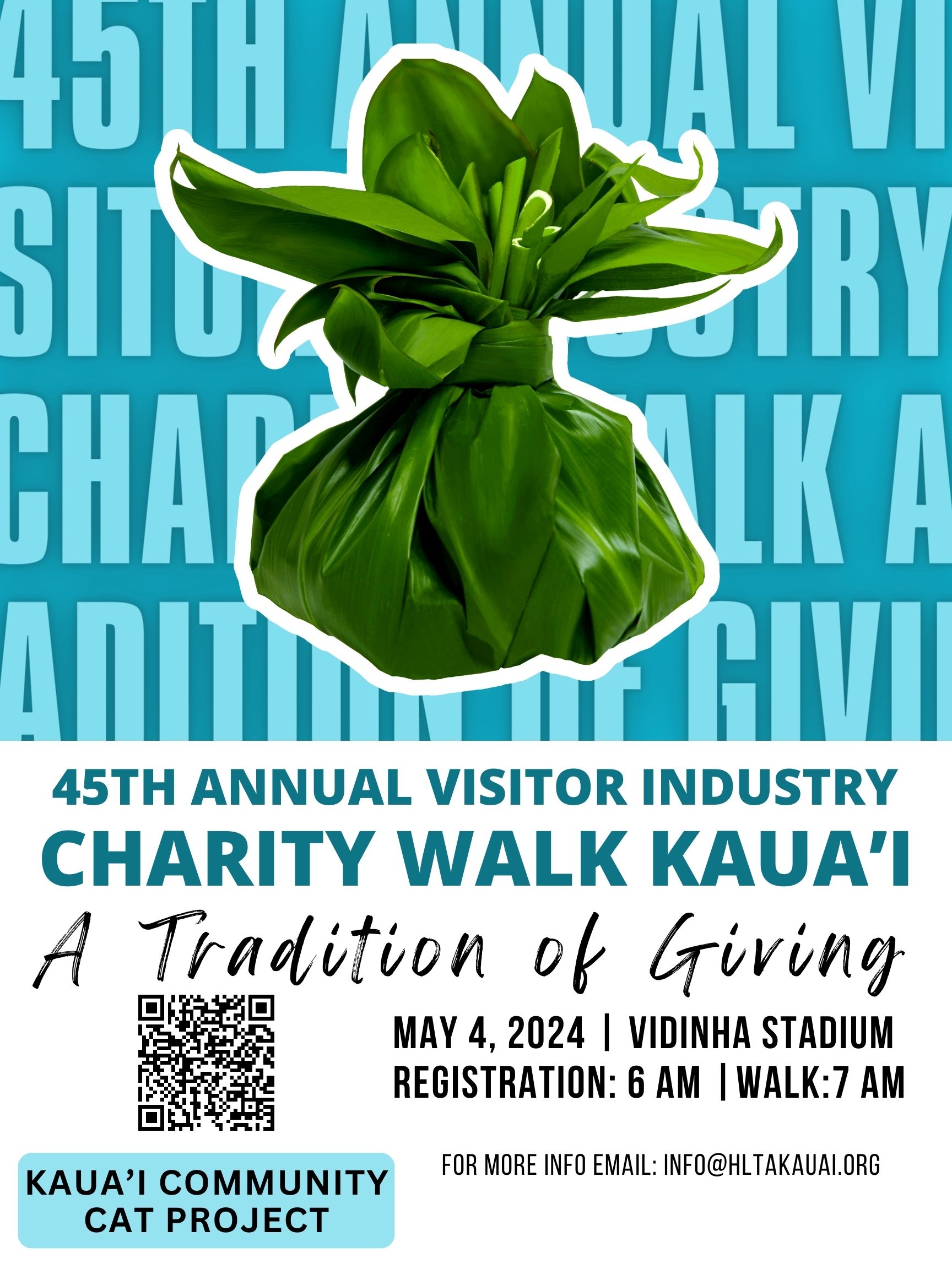 Kauai Charity Walk 2024 flyer
