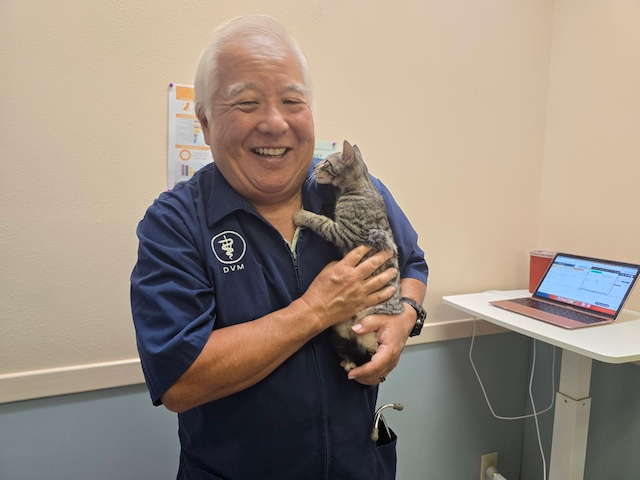 Dr. Nishimoto and Tiger